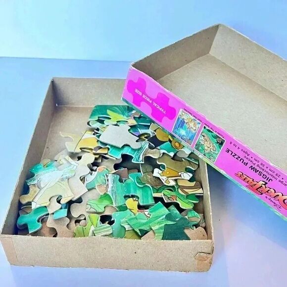 VINTAGE 1986 Golden Brand DUCKTALES Disney Puzzle in BOX - Picture 7 of 7